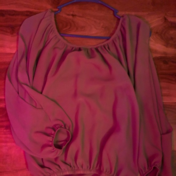 Sheer tan blouse - Picture 7 of 7